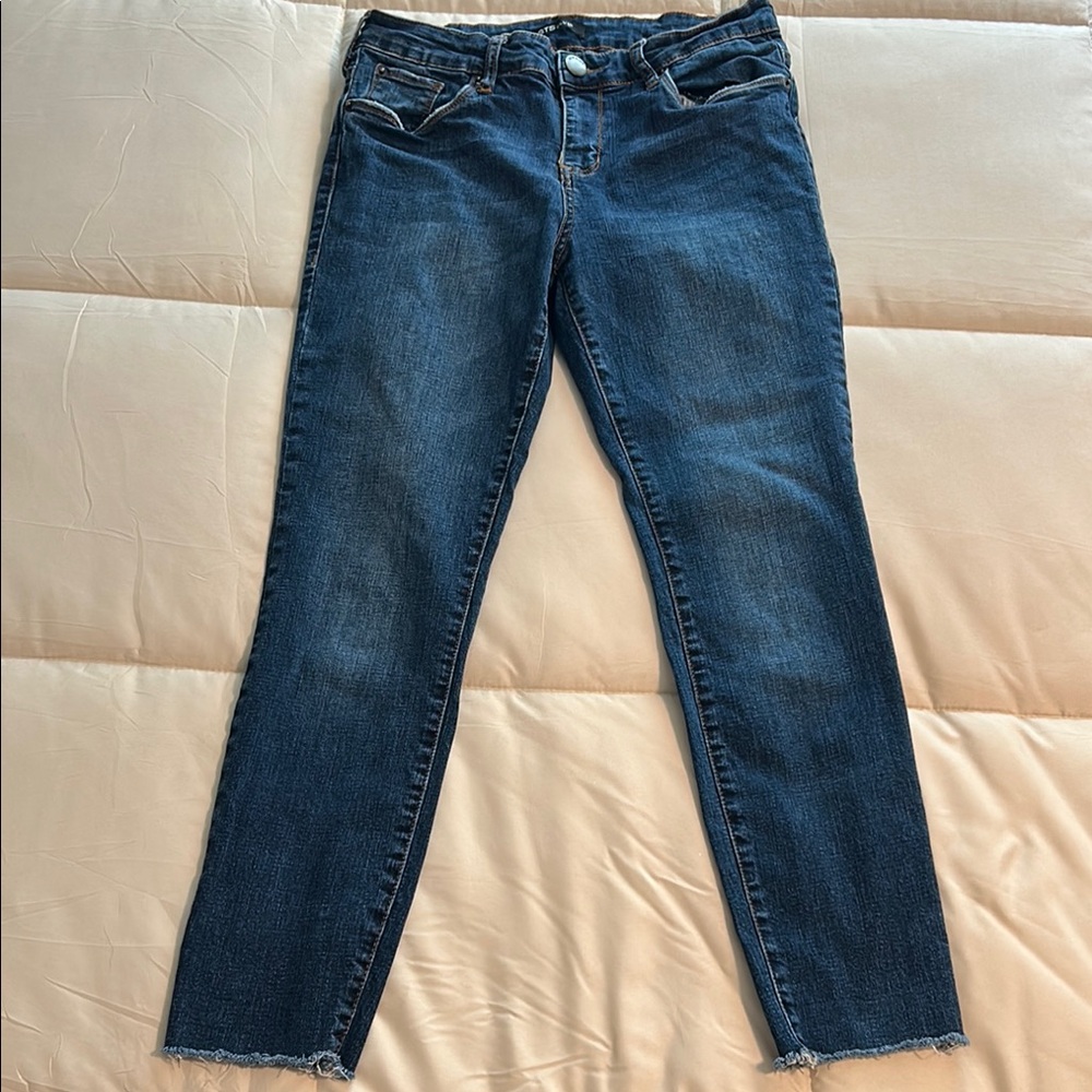 STS Blue Cropped Ankle Jeans in Classic Blue